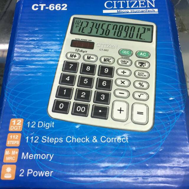 

Kalkulator CITIZEN CT662