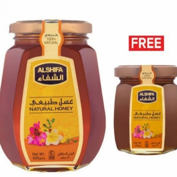 

madu- madu al shifa 500gr free 125gr promo -madu.