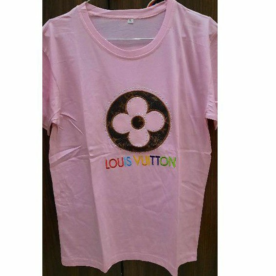 Kaos LV Bunga Cantik/import/kaos wanita