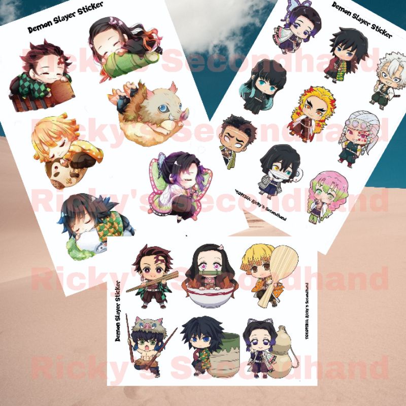 

Stiker Demon Slayer Sticker REJECT (hasil tesprint) Kimetsu No Yaiba stickers kny tanjiro nezuko zenitsu inosuke hashira