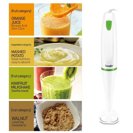 Hand Blender Sonifer FREE Gelas Ukur Takaran 1.000 ML