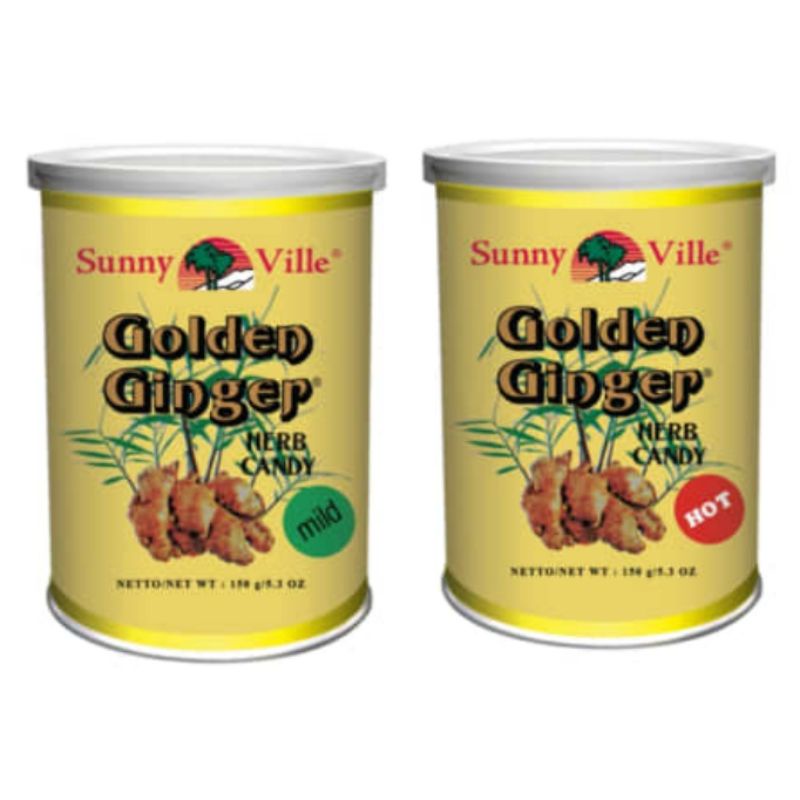 

Sunny Ville GOLDEN GINGER Herb Candy 100gr - Permen Jahe GOLDEN GINGER