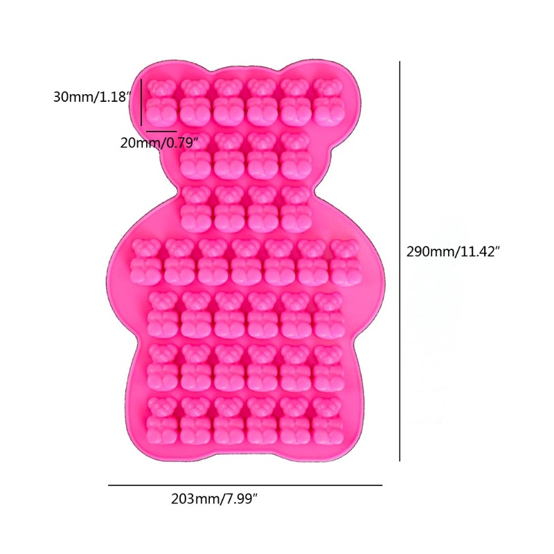 Siy Cetakan Resin Bentuk Beruang Bahan Silikon Untuk Kerajinan Tangan Diy