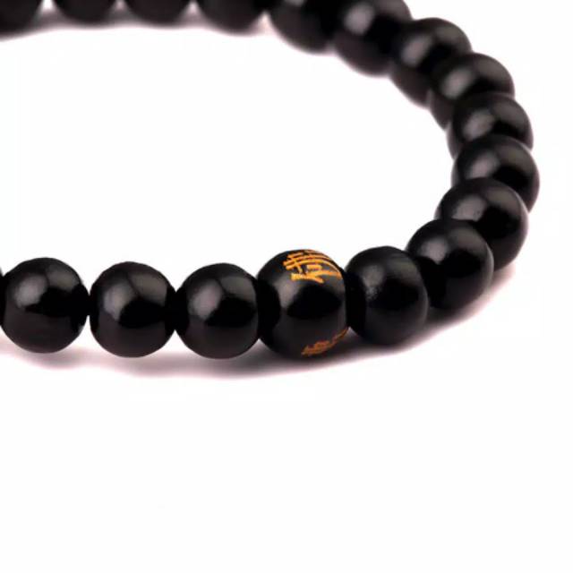 PROMO MURAH Gelang Tasbih Buddha Bahan Kayu Import