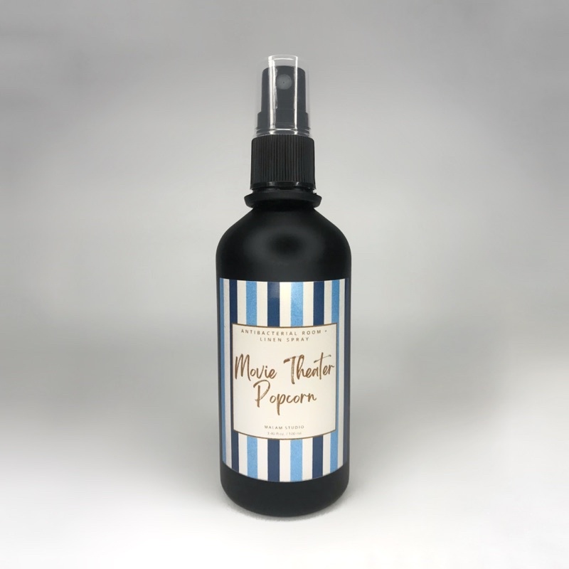 ANTIBACTERIAL ROOM AND LINEN SPRAY POPCORN | SPECIAL EDITION BY MALAM STUDIO | 100ML