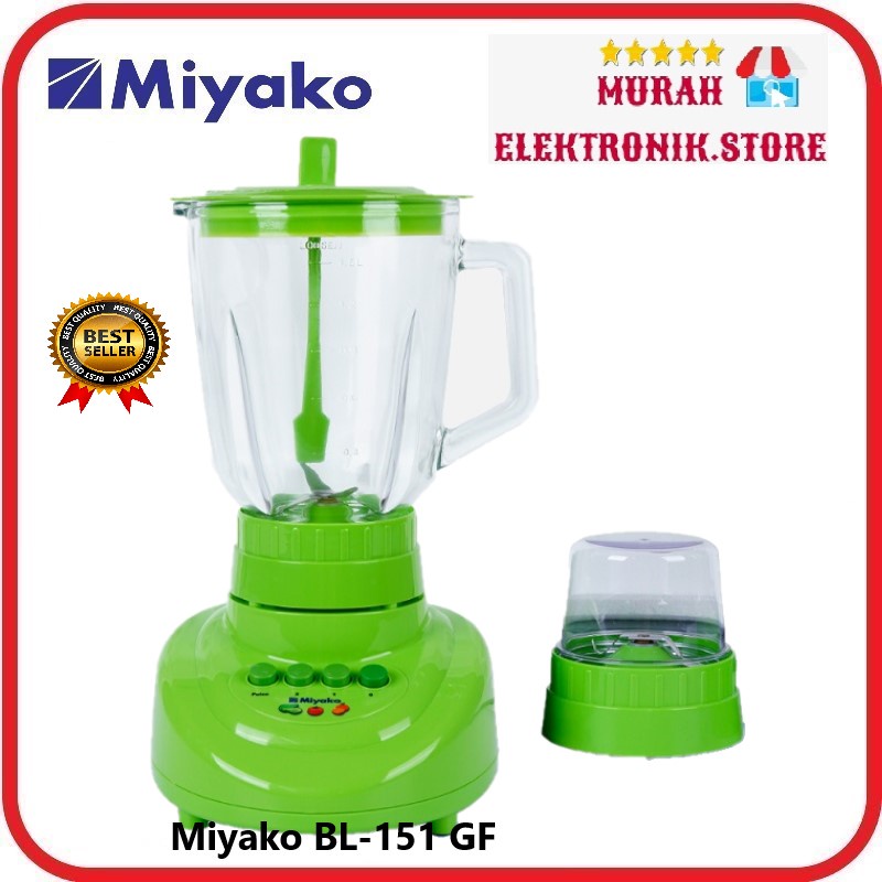 MIYAKO BL-151 GF Blender Kaca 1.5 Lt 2in1