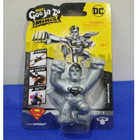 Superman Goo Jit Zu Minis Silver
