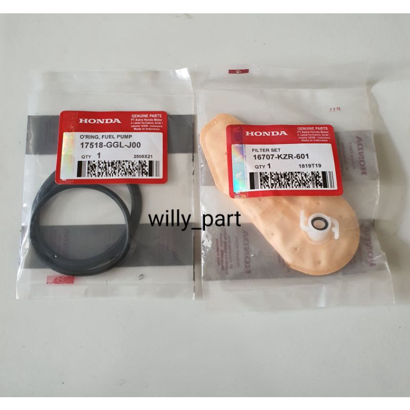 Filter Fuel Pump + Pempers + Oring Sil Fuel Pump Vario 125 fi old Beat Esp Beat Street Beat new LED 