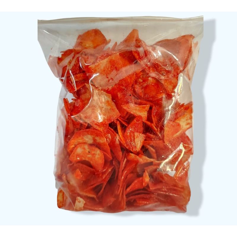 

KERIPIK SINGKONG MURAH/KERIPIK SINGKONG PEDAS 250 GRAM/KERIPIK SINGKONG LENGKET