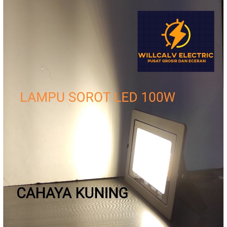 LAMPU SOROT LED  - LAMPU TEMBAK LED  - KAP HALOGEN LED - LAMPU TAMAN 100W 100WATT 100 W CAHAYA PUTIH