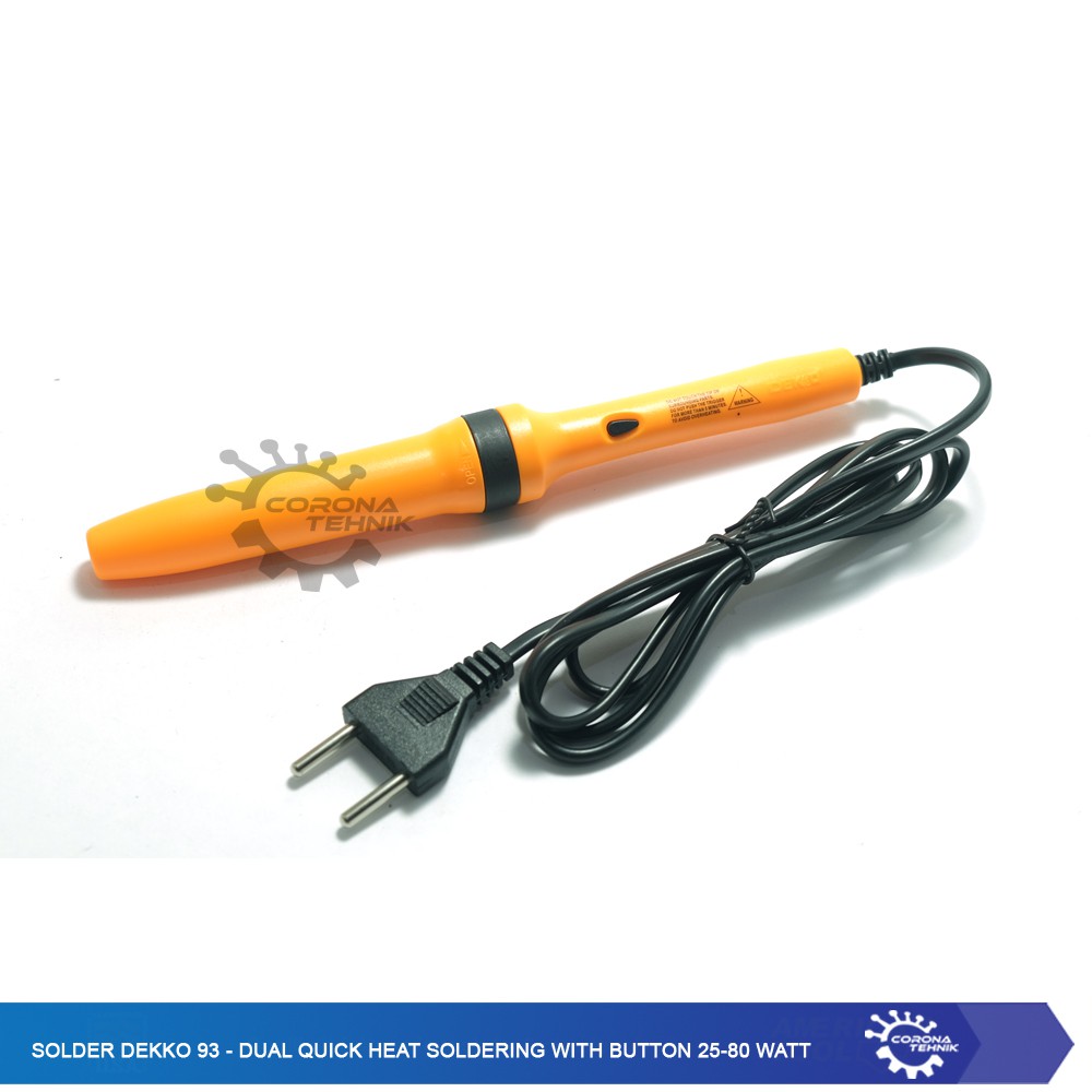 Solder Dekko 93- Dual Quick Heat Soldering With Button 25-80 Waat