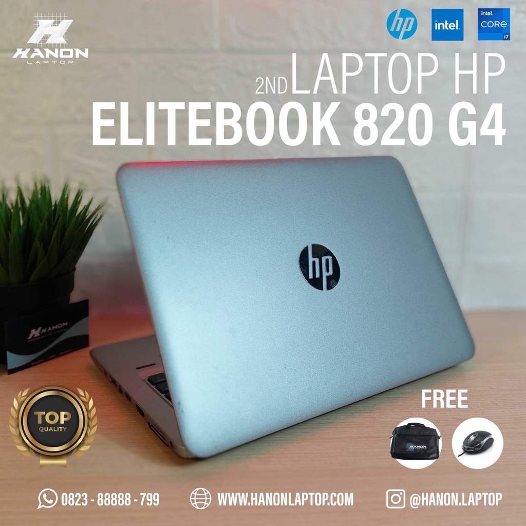 Laptop HP ELITEBOOK 820 G4 12.5" FullHD Display Core i7 7500u 16GB or 32GB RAM SSD 512GB Backlight K
