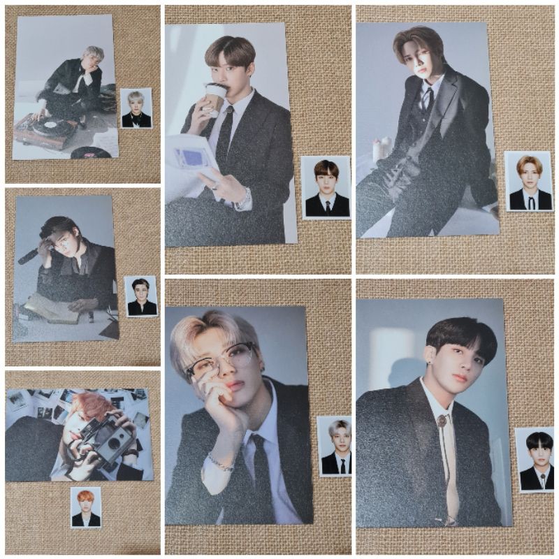 ATEEZ Fankit Atiny 1st Postcard ID Photo Set