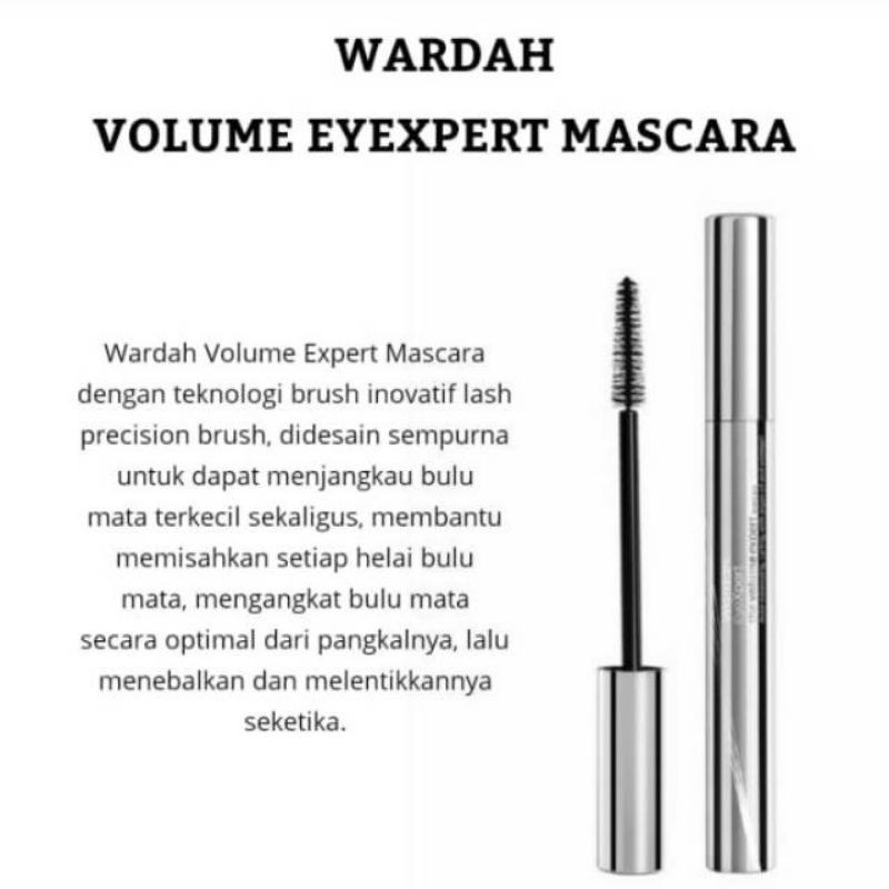 wardah volume eyexpert maskara