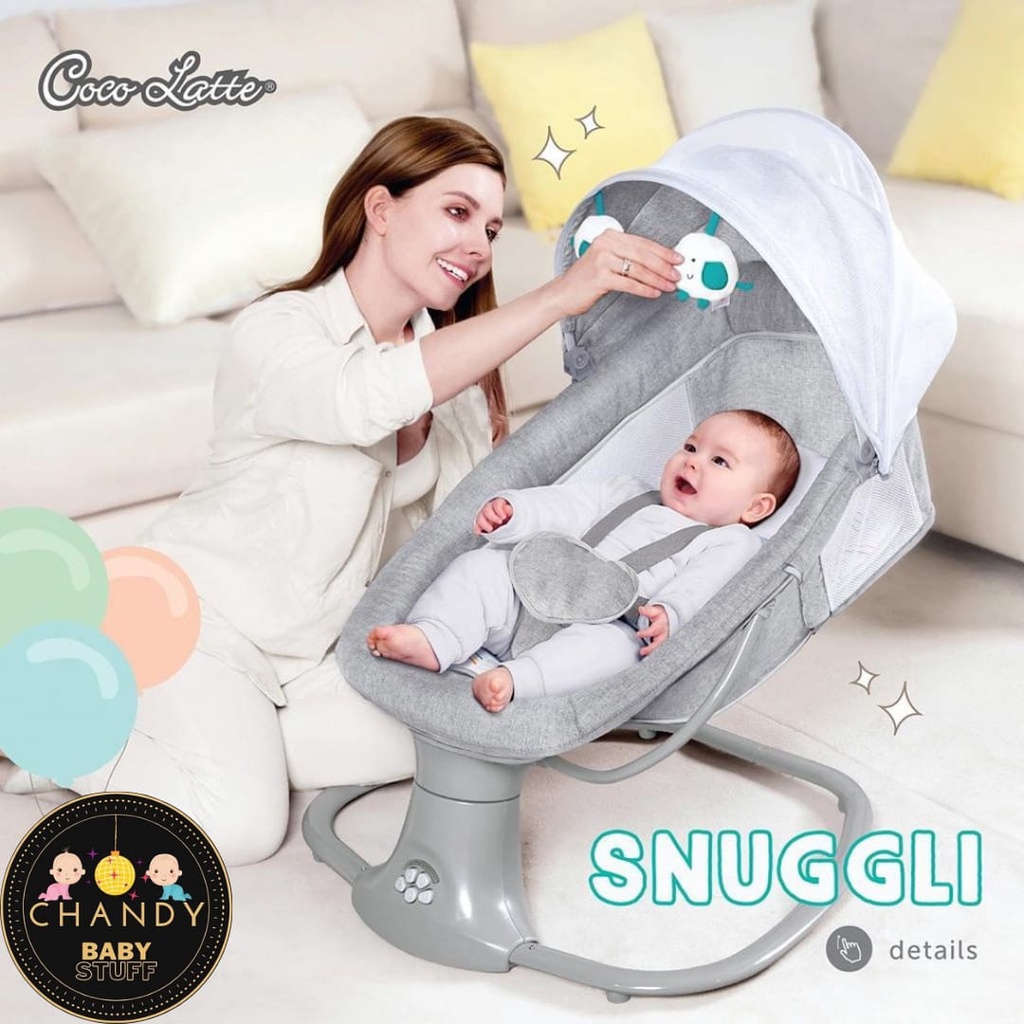 AYUNAN BAYI BOUNCER ELEKTRIK SWING COCOLATTE SNUGGLI