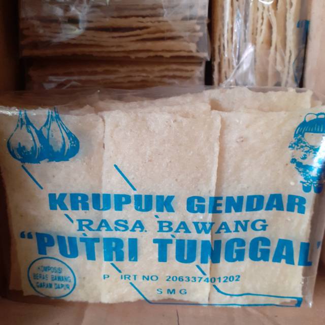 

Kerupuk Gendar Putri Tunggal