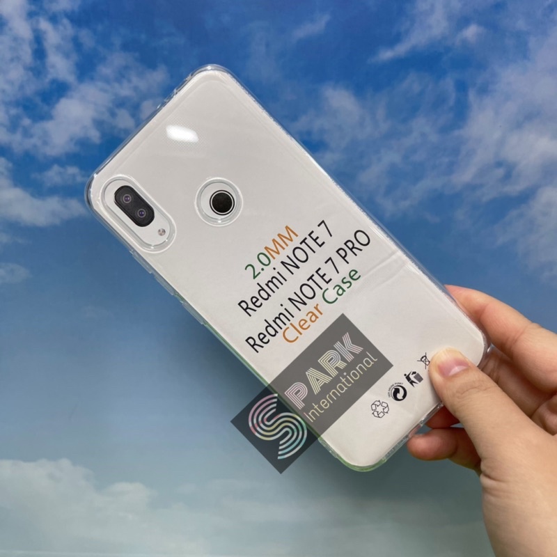 CLEAR CASE REDMI NOTE 7/7PRO SOFTCASECTPU 2.0MM REDMI 7/7PRO PROMO SEN