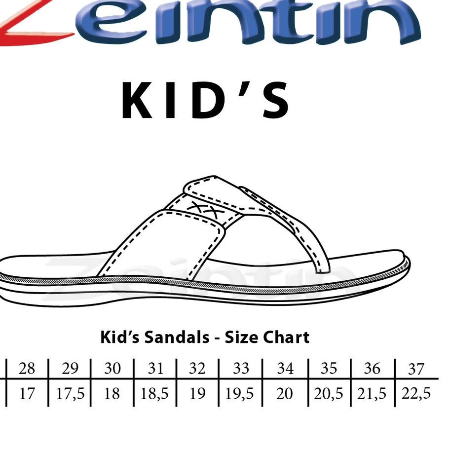 Special Zeintin - Sandal Anak Laki-Laki Kulit Sandal kulit Anak  Sandal Flat Tali Belakang Sandal Ka