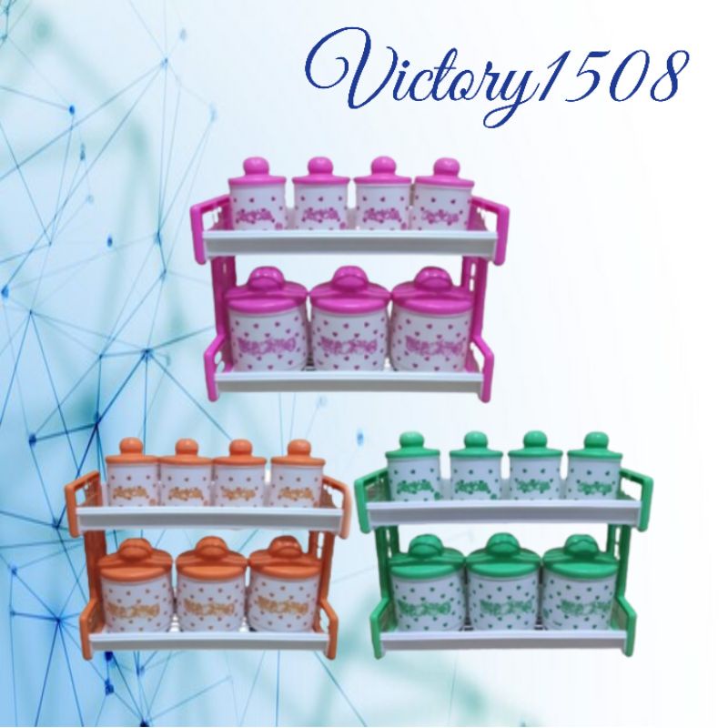 Kitchen set pup / rak bumbu plastik pup