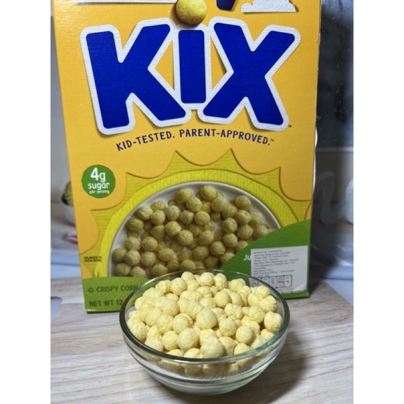 

KIX cereal share in 30 gr / KIX Crispy Corn Puffs repack / Corn cereal / Cereal import repack