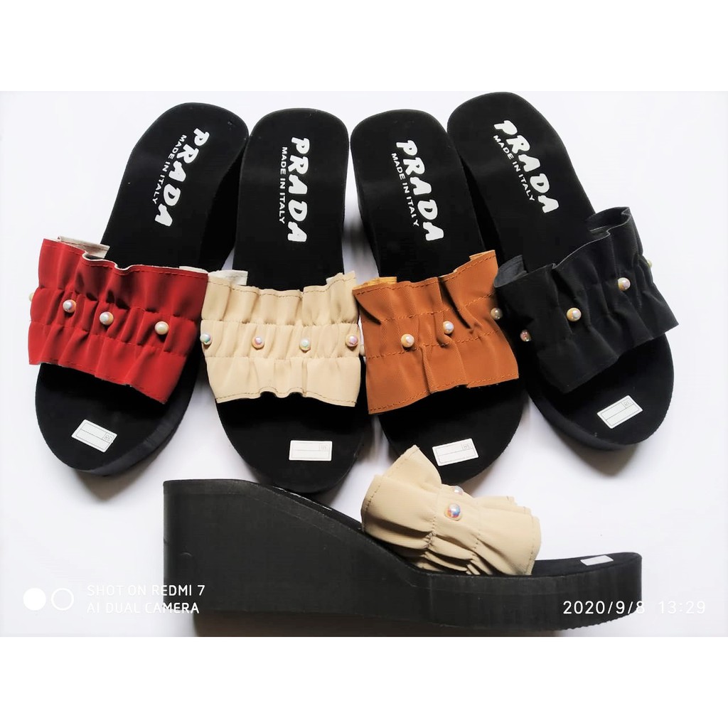 Wedges Kokop Mutiara Wanita New