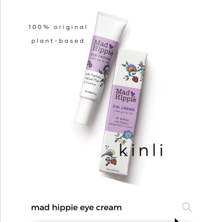 mad hippie eye cream with peptides 17 actives argan oil niacinamide