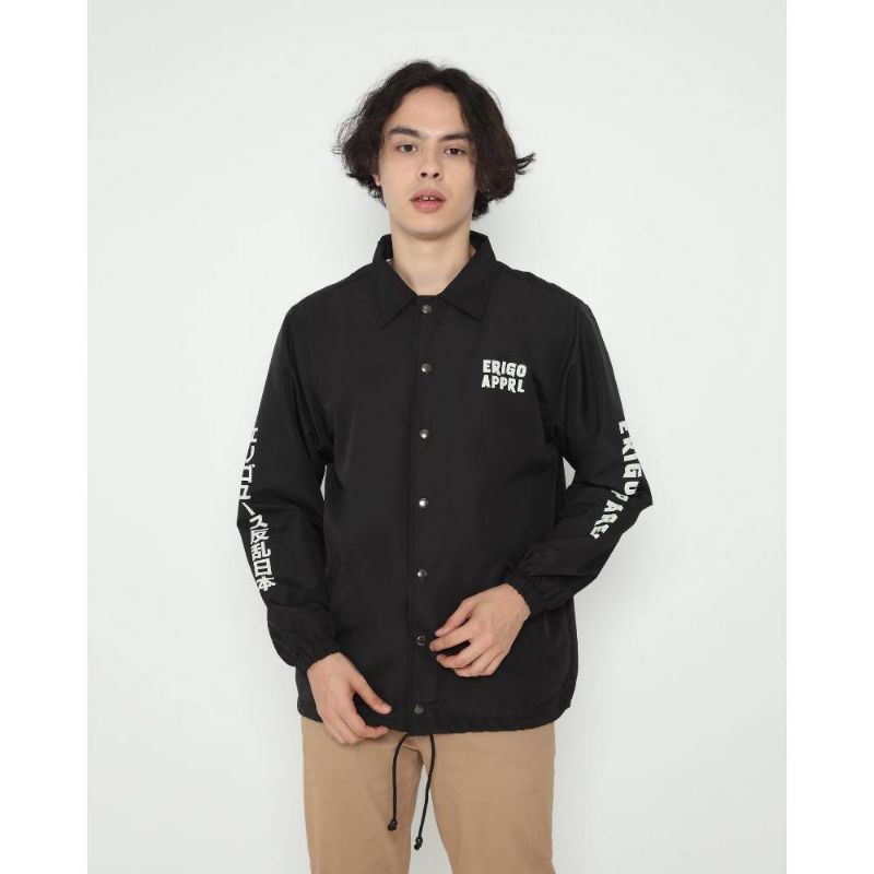 Jaket Coach Erigo Warriors Pria Premium