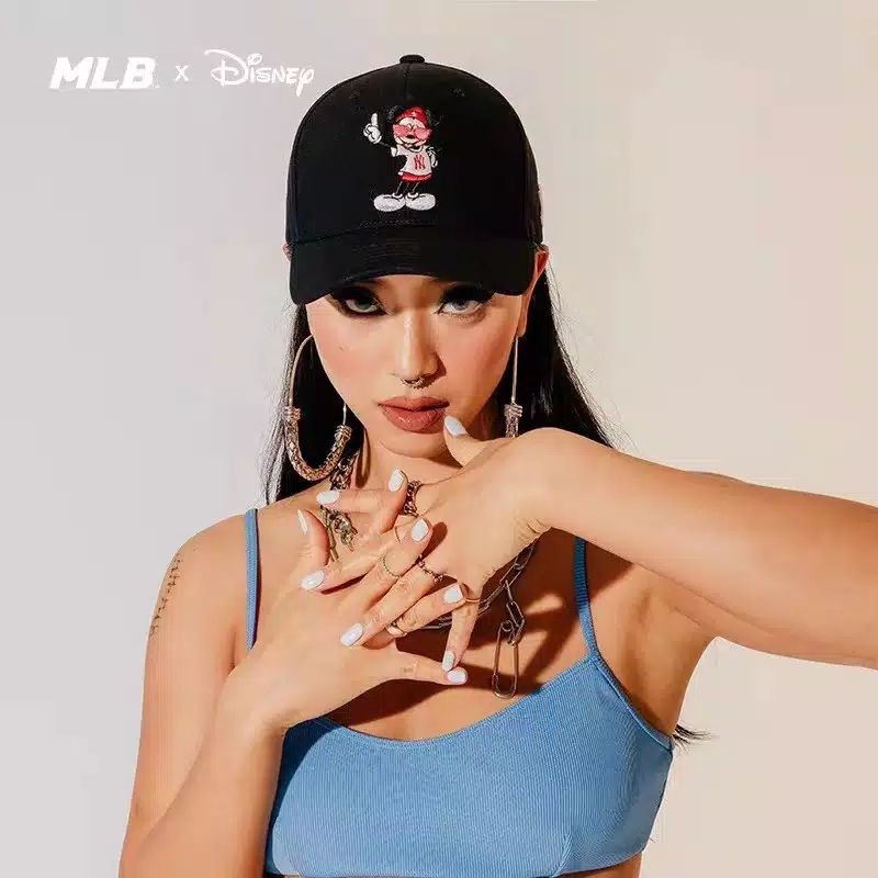 NEW MLB Korea Yankees NY x Mickey Mouse Baseball Hat Original Korea