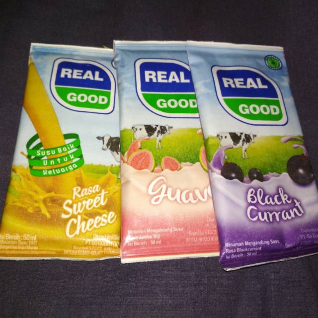 

SUSU UHT // SUSU BANTAL REAL GOOD 50ML ECER