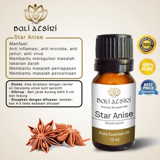 Bali Atsiri Star Anise Oil 10 Ml Pure Star Anise Essential Oil 10 Ml Minyak Bunga Lawang 10 Ml Shopee Indonesia