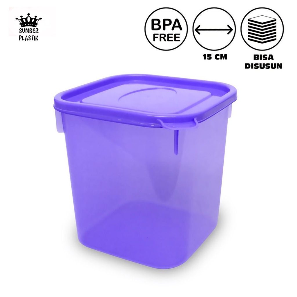 SHINPO Toples Plastik Ukuran L 2.3 L Tempat Cemilan Boccadillo Food Storage BPA FreeSPO-SIP-304 L