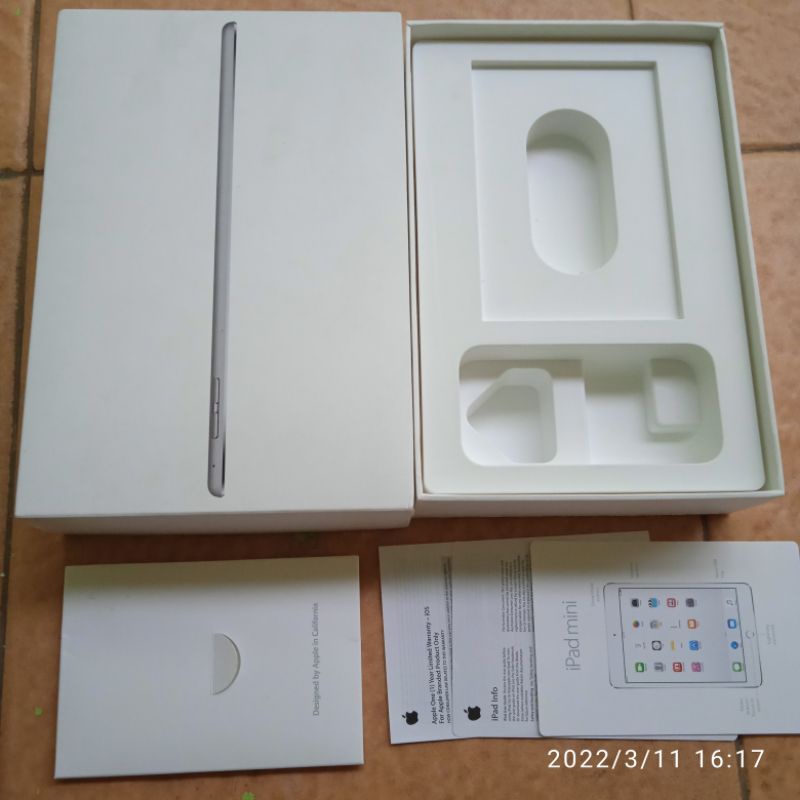 Dus Box Apple iPad mini 4 16GB Wi-Fi Cellular Original Bawaan Unit