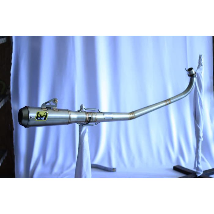 BARANG TERBAIK KNALPOT BLADE 130CC STAINLESS racing balapan standar