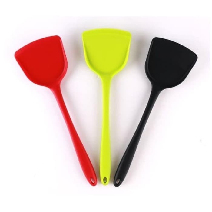 SODET SILIKON/ SPATULA SILICONE TAHAN PANAS FOOD GRADE ANTI LENGKET / SODET SPATULA TAHAN PANAS