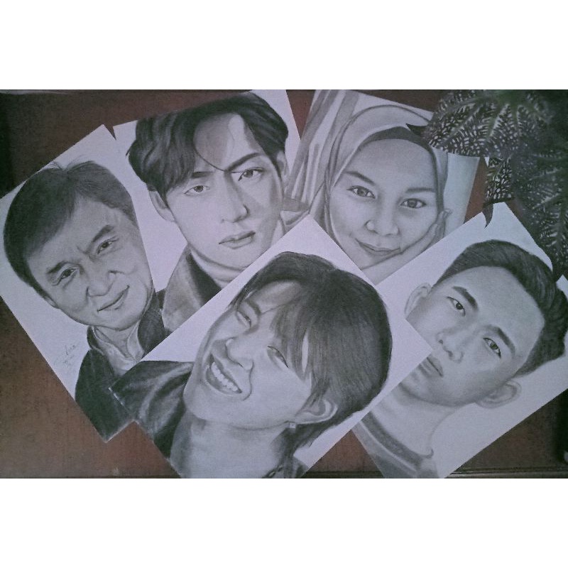 

sketsa wajah A4