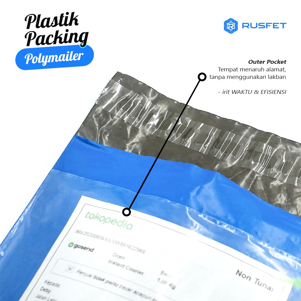 

RB AMPLOP PLASTIK POLYMAILER ALL VARIAN (14x22 & 17x25) (ADA KANTONG ALAMAT)