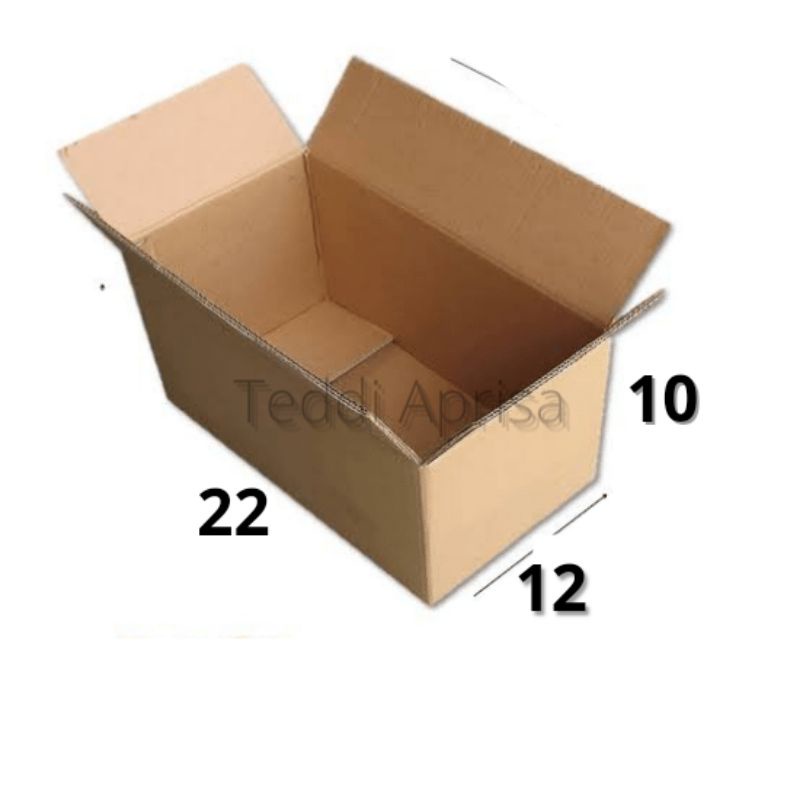 

Kardus Box Packing Polos Baru Uk 22×12×10
