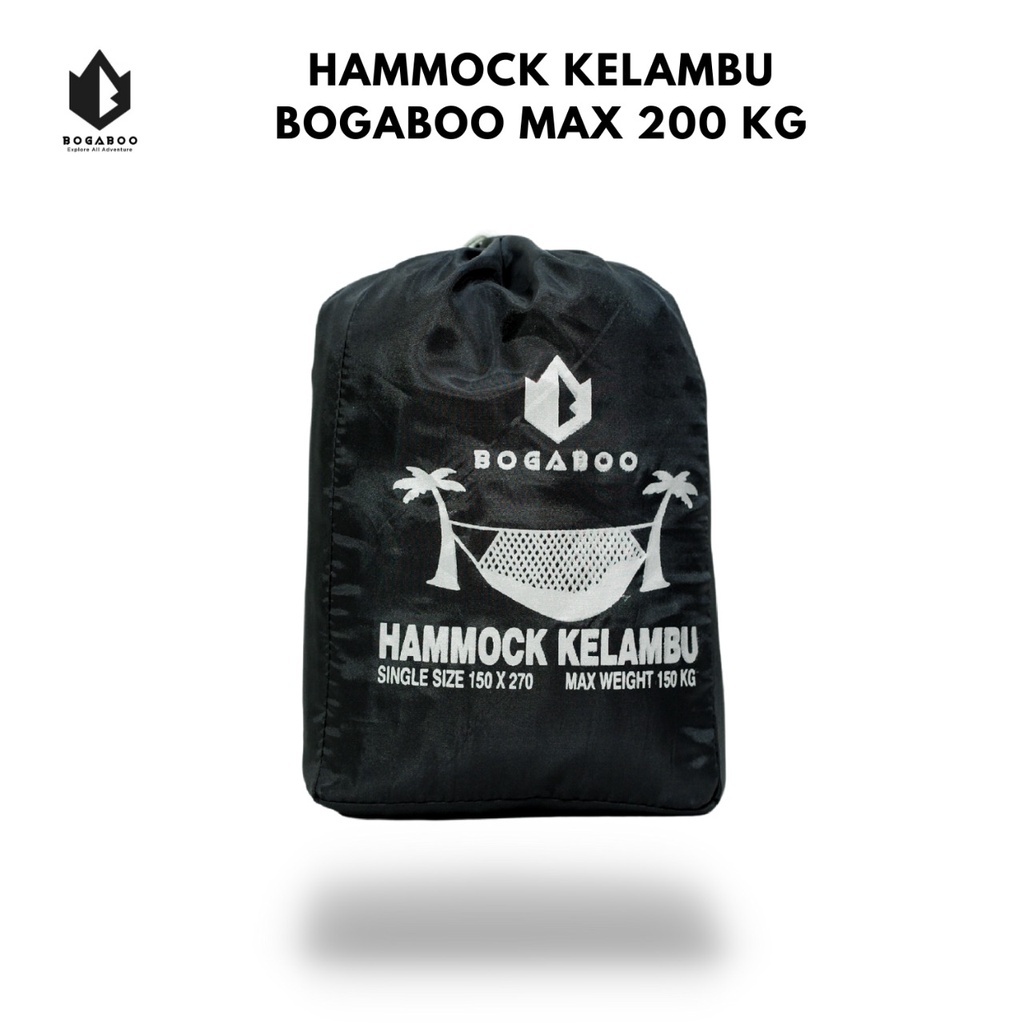 Hammock Kelambu Bogaboo 270x150 - Tempat Tidur Ayunan Gantung Kelambu