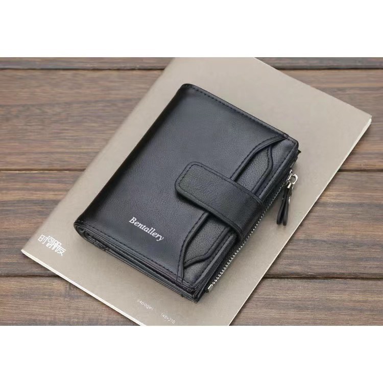 (COD) DOMPET PRIA IMPORT MATERIAL PU DOMPET PENDEK DOMPET LIPAT MALL SHOPPING