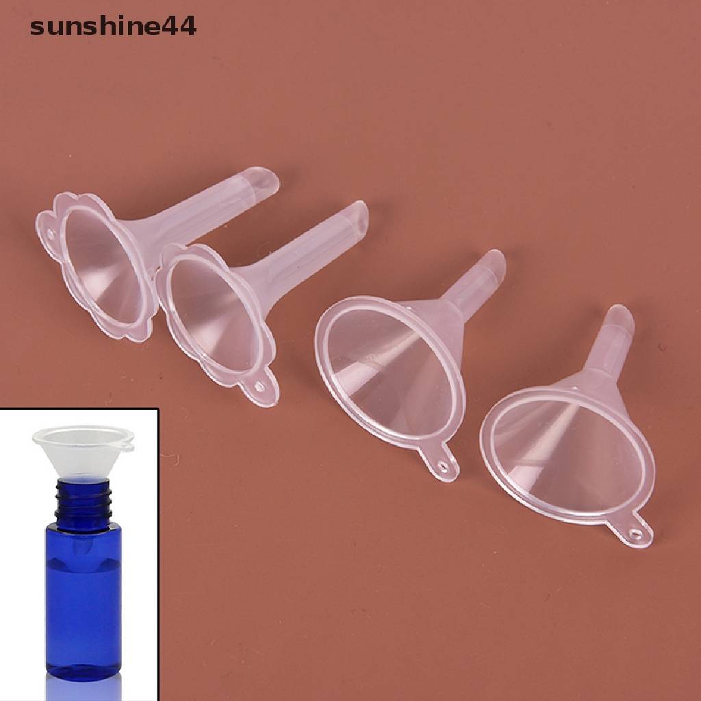 Sunshine 2pcs Corong Plastik Mini Untuk Diffuser Cairan / Minyak  2pcs Corong Mini Bahan Plastik Untuk Minyak / Cairan  2 Pcs Min Min Min Bahan Plastik Untuk Rumah