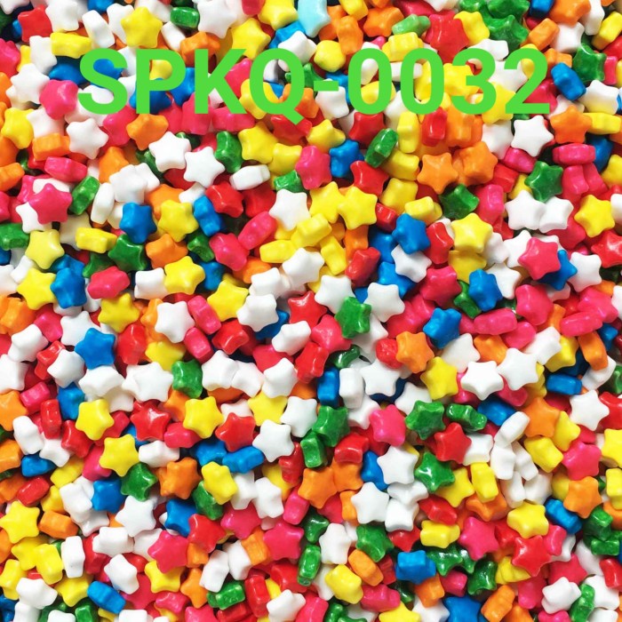 

SPKQ-0032 SPRINKLES SPRINKLE SPRINKEL 250GR BINTANG RAINBOW BERKUALITAS TINGGI