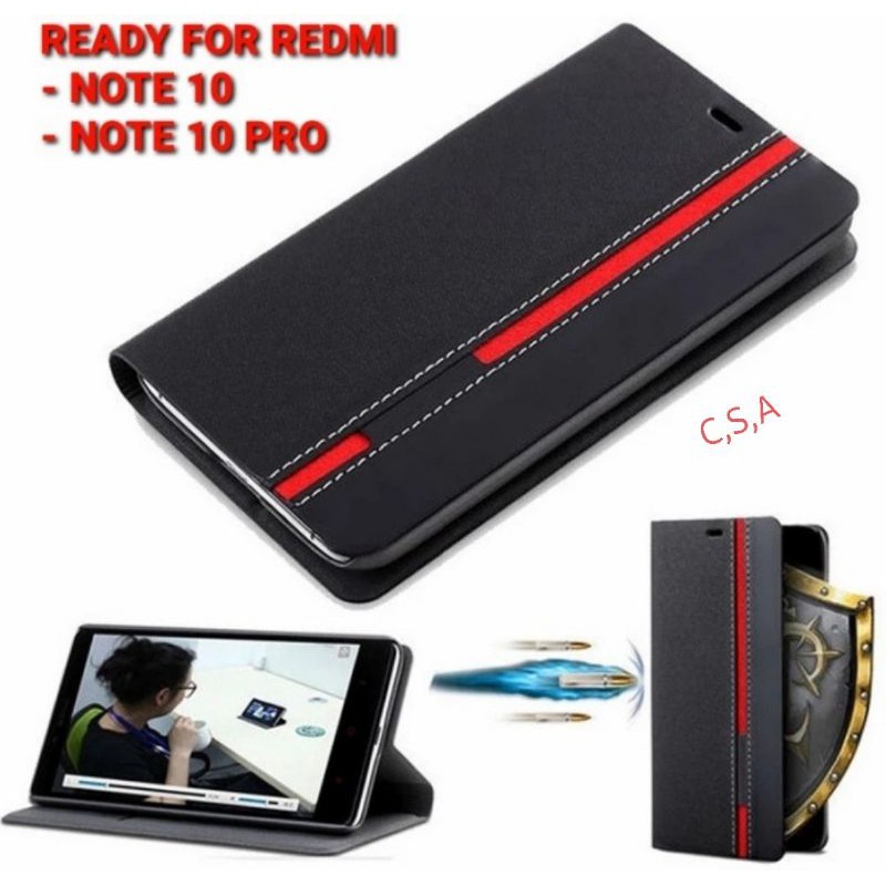 Xiaomi Redmi Note 10 / Note 10 Pro PU Leather Case Flip Cover