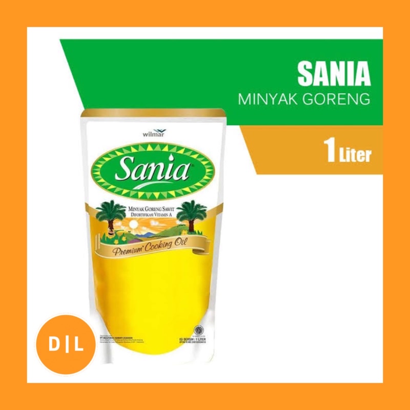 

Minyak goreng SANIA 1 liter / 1 L