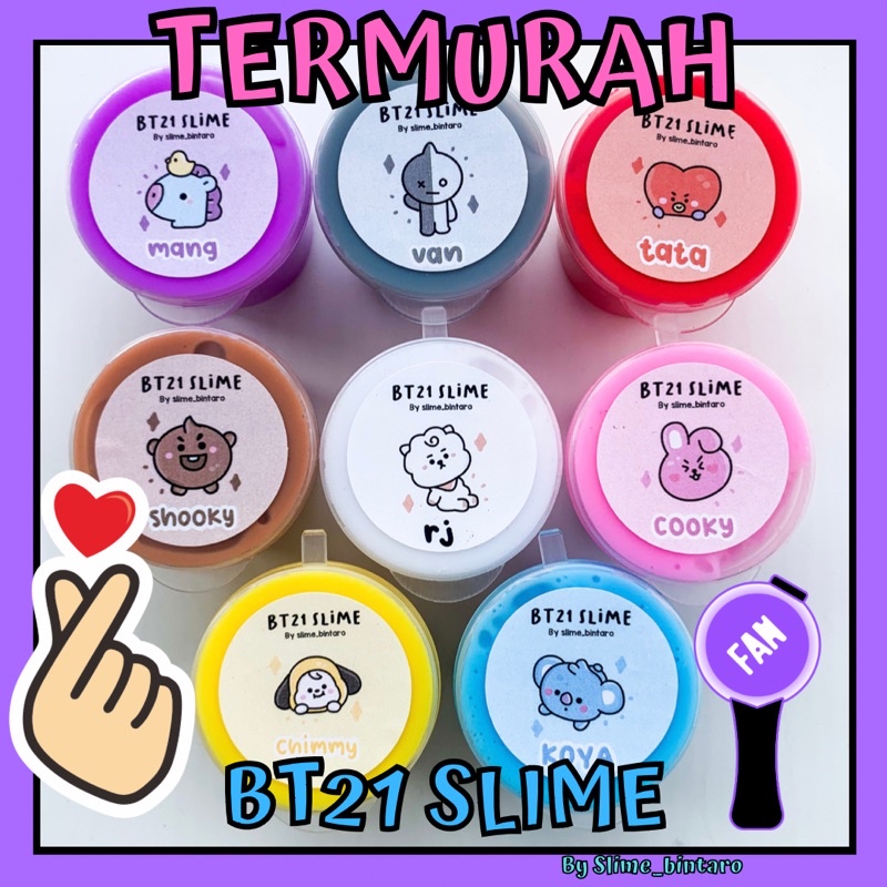 SLIME KARAKTER 25 ML || SLIME BAGUS || SLIME MURAH || TOFU SLIME || SLIME TERLARIS