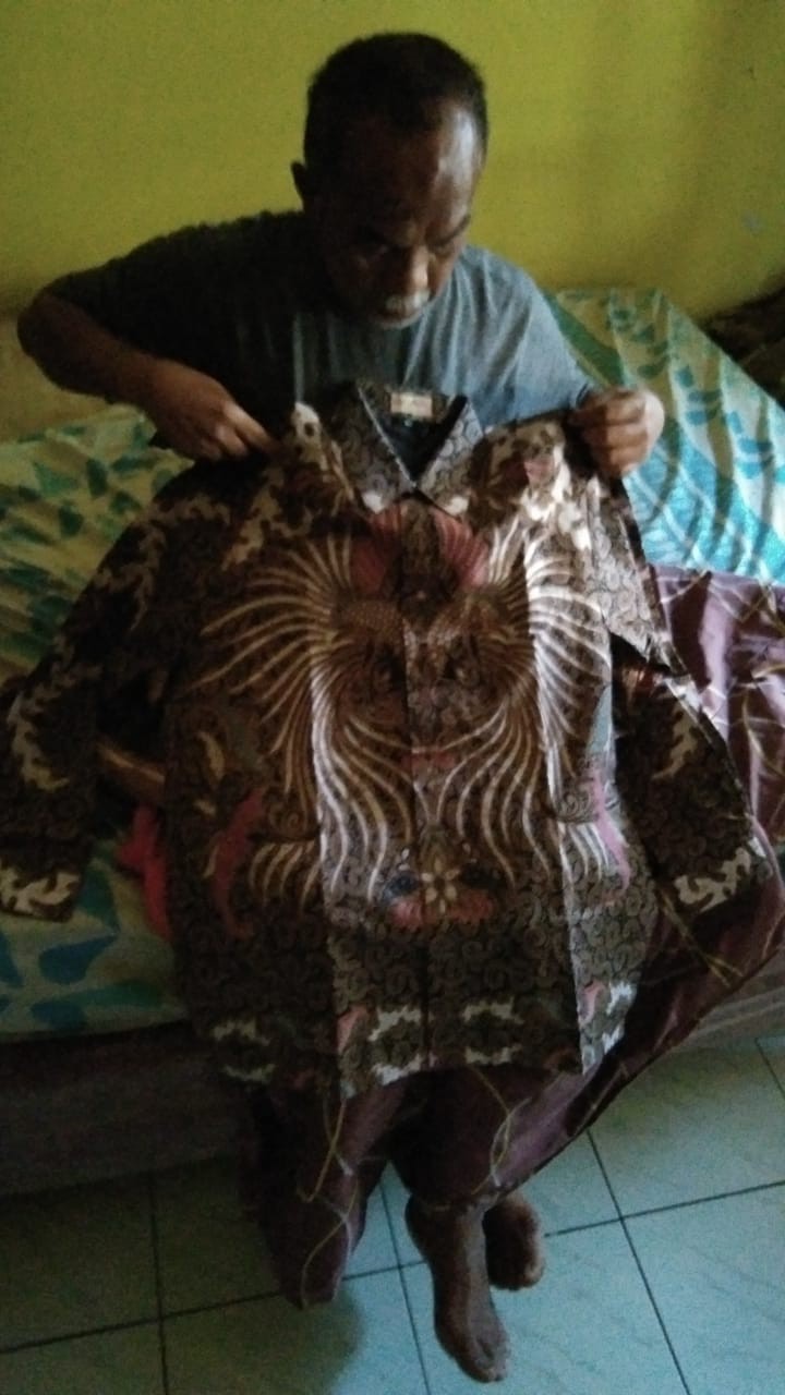 Batik Solo Pria Lengan Panjang Lapis Furing Baju Batik Pria Modern Produksi Batik Aluna Gba 013