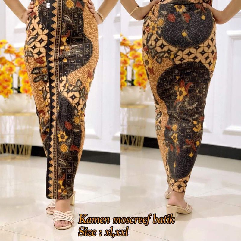 (bawahan saja) kamen jadi bali moscref motif batik/Kamen moscref streech-1