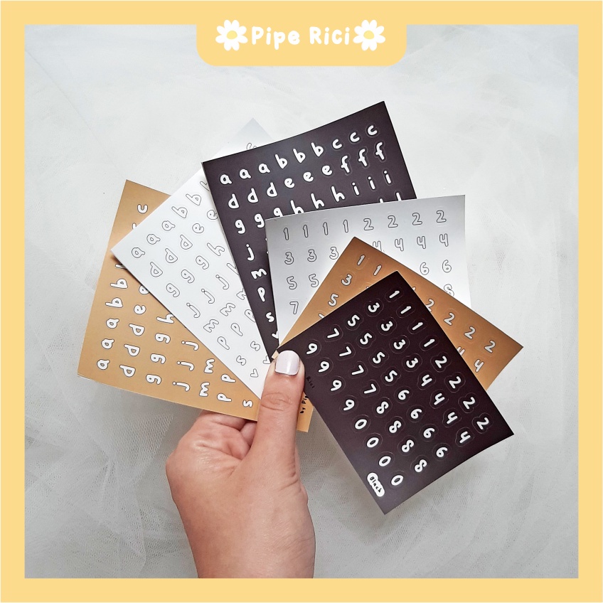 

Decoration Font Sticker