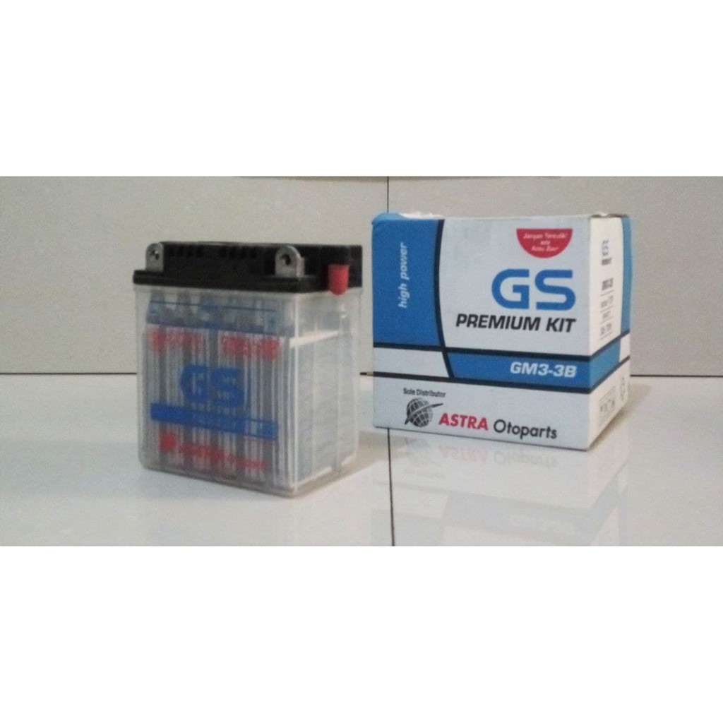 Jual Aki GS GM5Z-3B Premium untuk motor supra,mega pro,legenda,jupiter