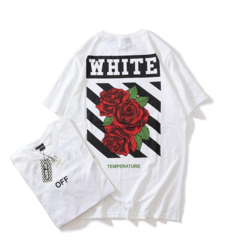 Kaos Distro  "Off White" Original Pria/Wanita