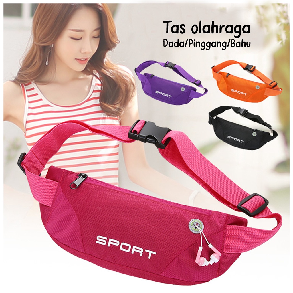 Tas Pinggang Waistbag Short Bag Goodness Tas Jogging Sport